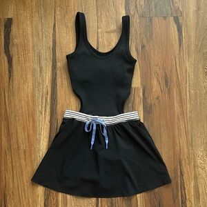 Offline by Aerie Black Cutout Tennis Skort Dress Size Small